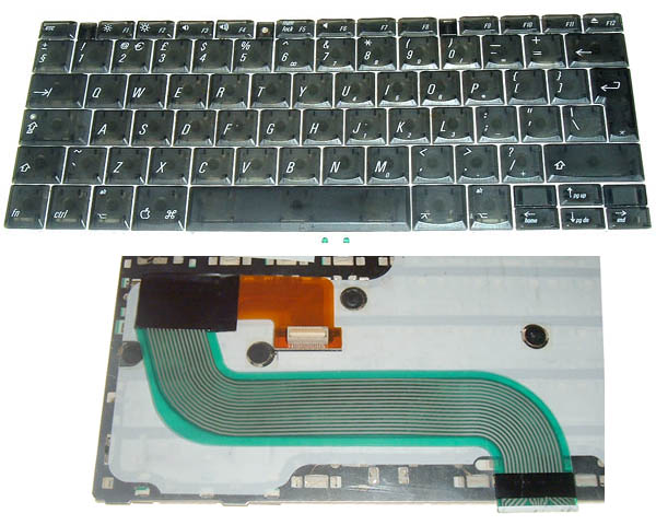 Titanium PowerBook G4 Keyboard, UK (400-500MHz)